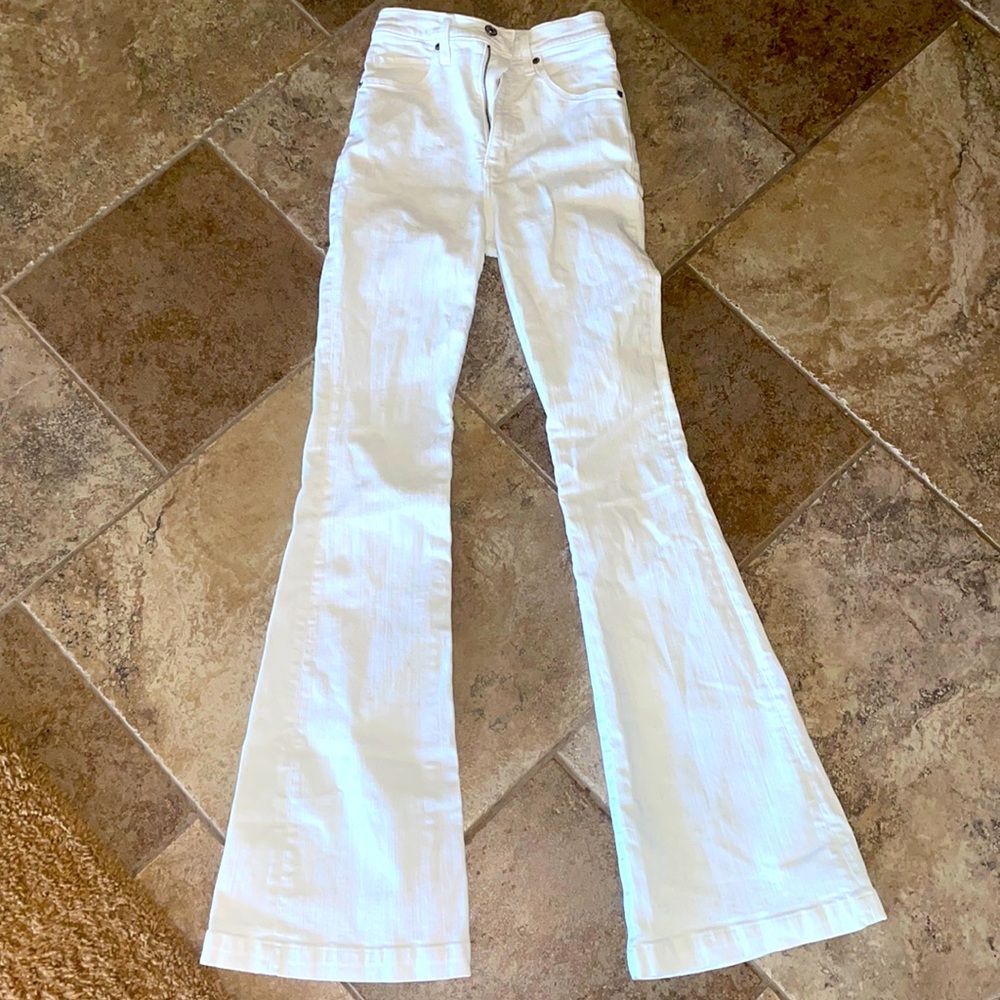 High rise flare jeans